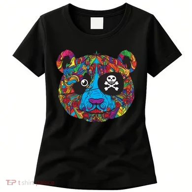 Panda Pirate Abstract Women's T-Shirt