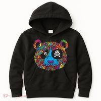 Panda Pirate Abstract Kids Hoodie thumb 0