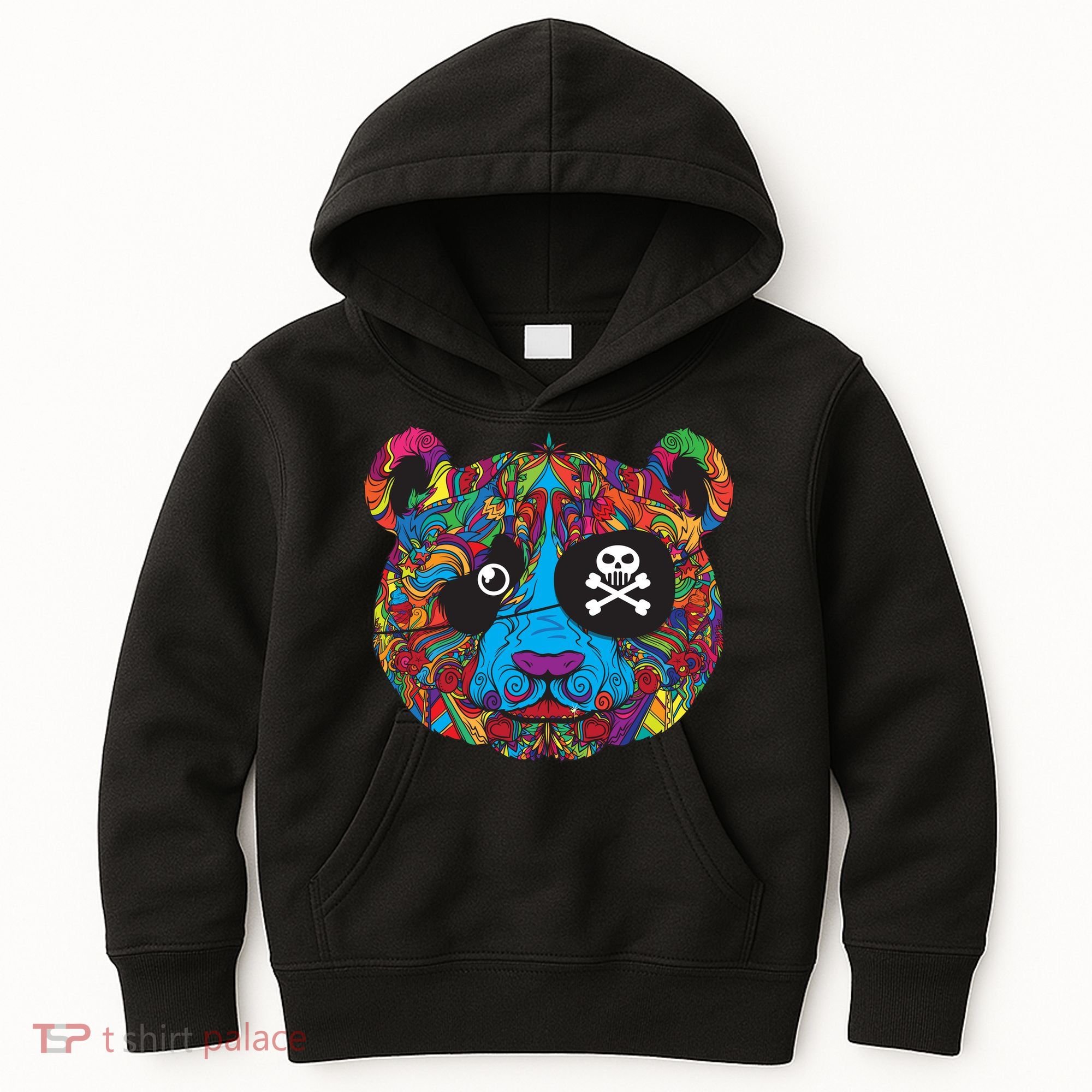 Panda Pirate Abstract Kids Hoodie