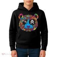 Panda Pirate Abstract Kids Hoodie thumb 4