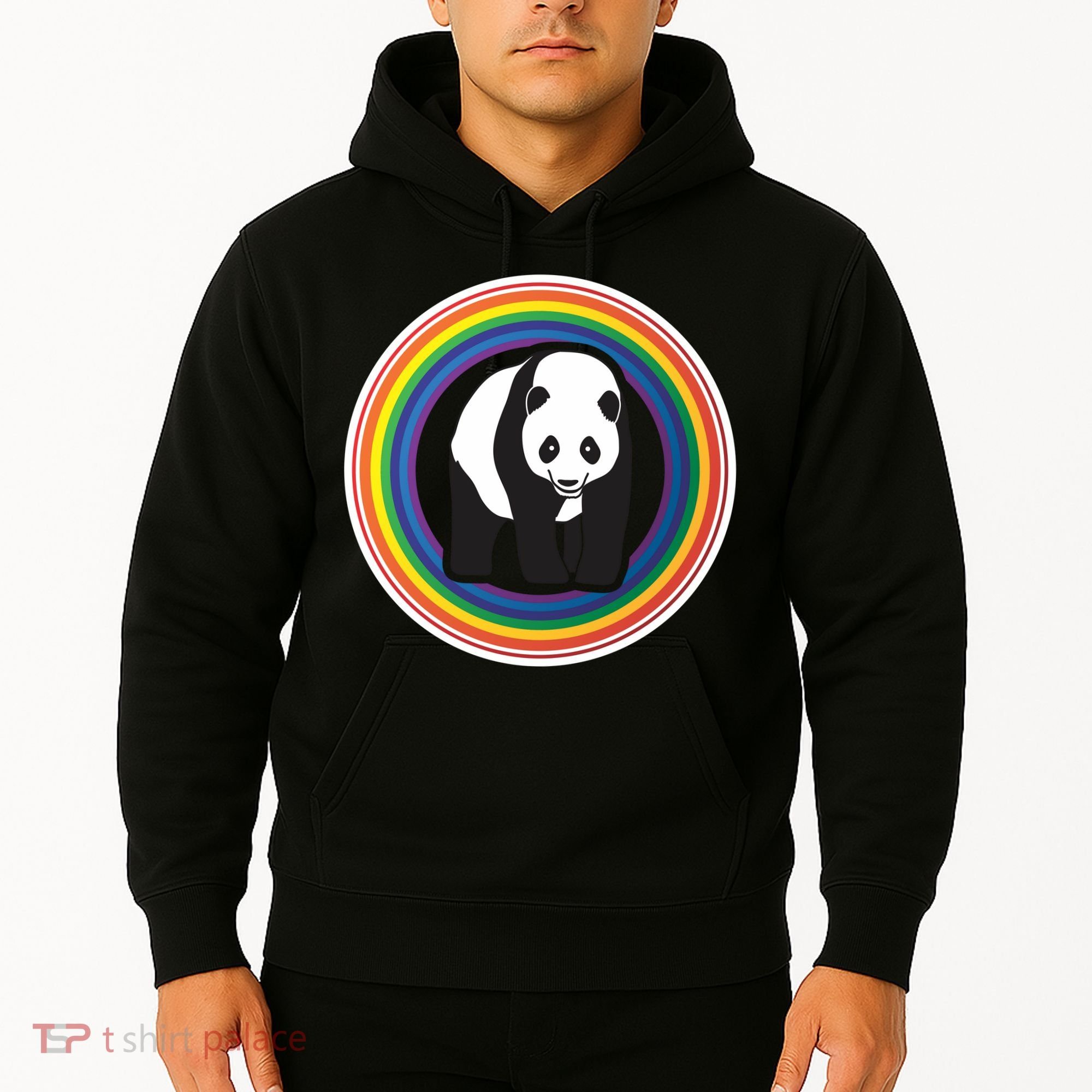 Panda Rainbow Hoodie