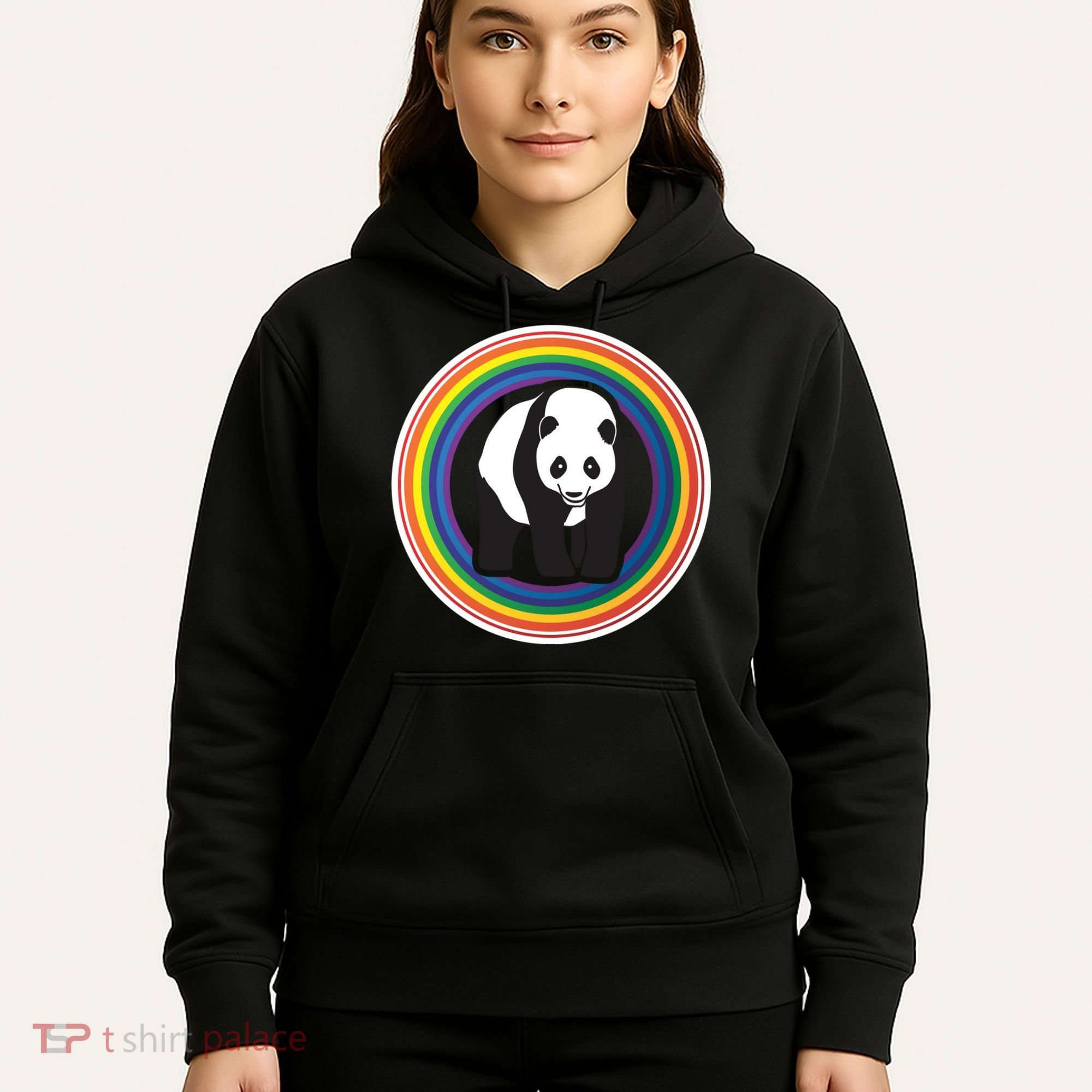 Panda Rainbow Hoodie