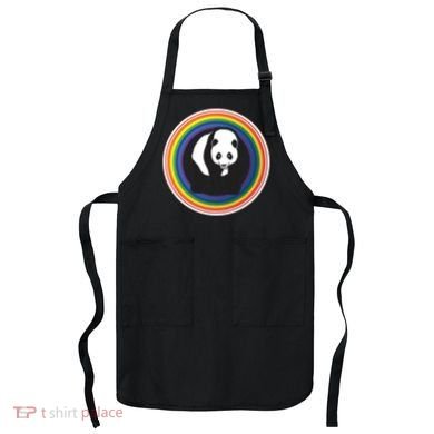 Panda Rainbow Apron