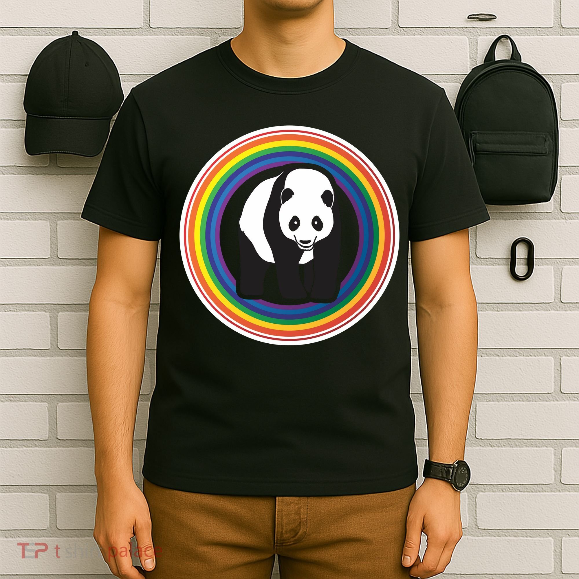 Panda Rainbow T-Shirt