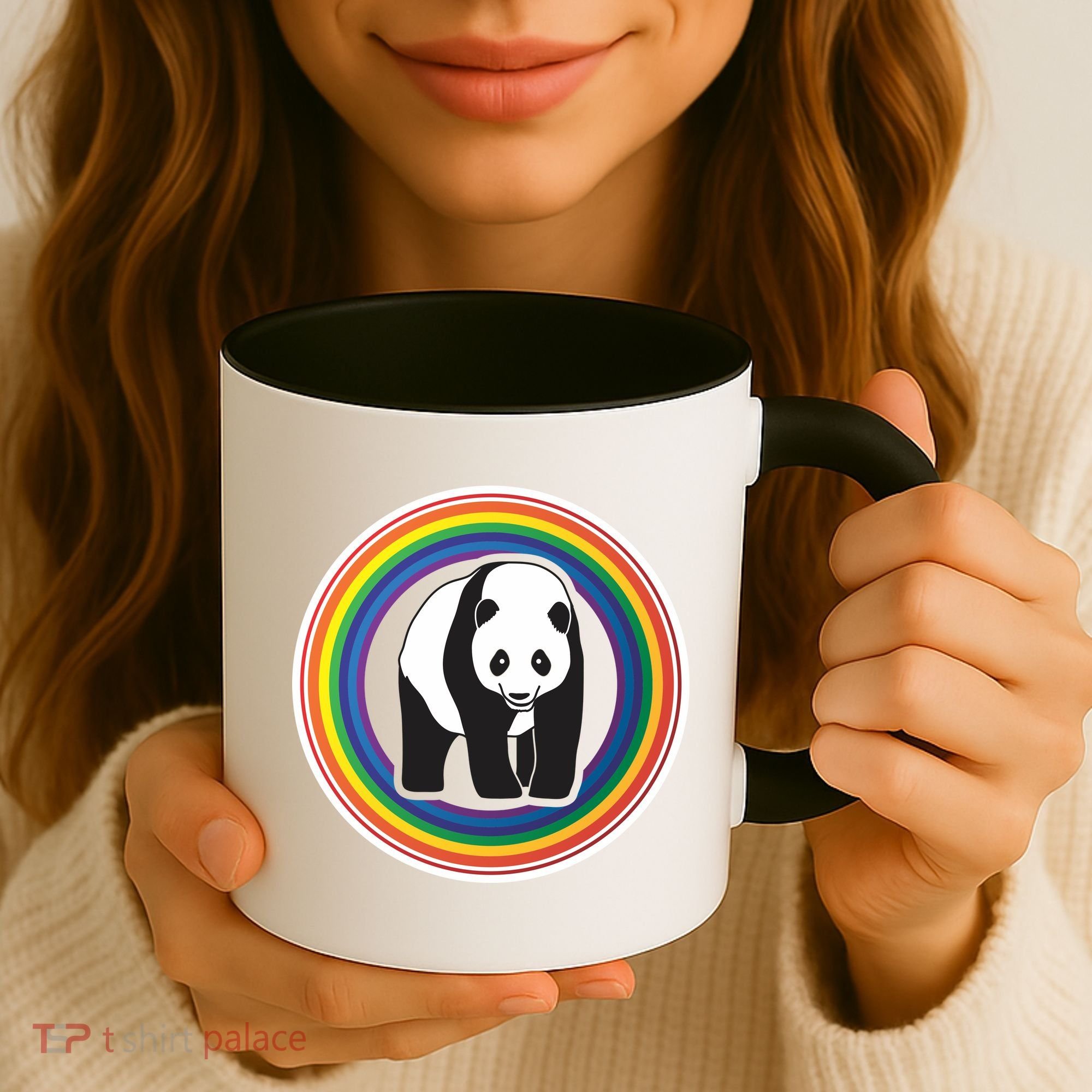Panda Rainbow Coffee Mug