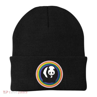 Panda Rainbow Beanie