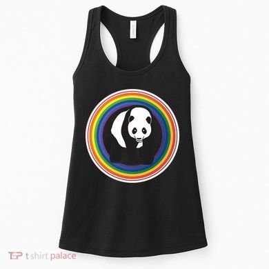 Panda Rainbow Women's Tank Top