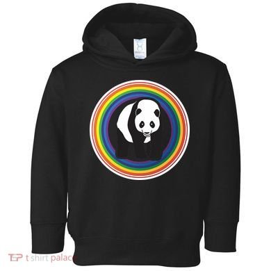 Panda Rainbow Toddler Hoodie