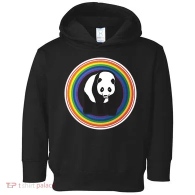 Panda Rainbow Toddler Hoodie