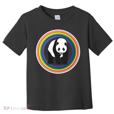 Panda Rainbow Toddler T-Shirt