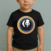 Panda Rainbow Toddler T-Shirt thumb 2