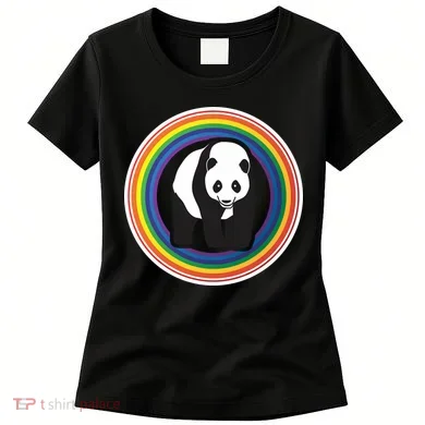 Panda Rainbow Women's T-Shirt