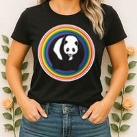 Panda Rainbow Women's T-Shirt thumb 2