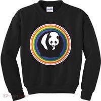Panda Rainbow Kids Sweatshirt thumb 0