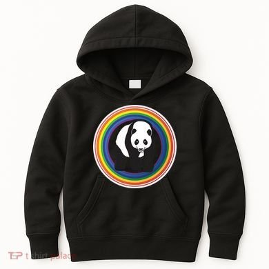 Panda Rainbow Kids Hoodie