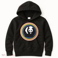 Panda Rainbow Kids Hoodie thumb 0
