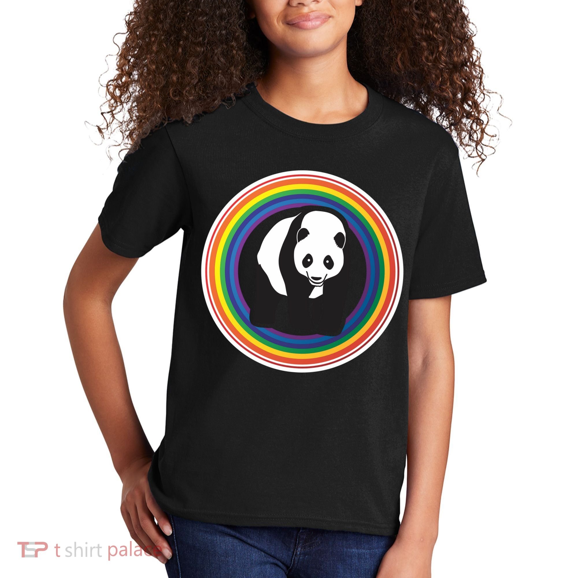 Panda Rainbow Kids T-Shirt