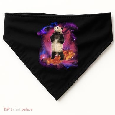 Panda Surfing Bacon In Space USA-Made Doggie Bandana