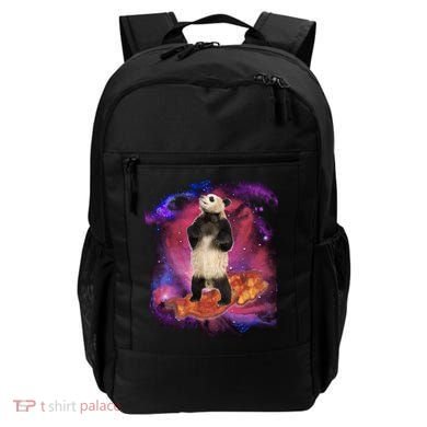 Panda Surfing Bacon In Space Backpack