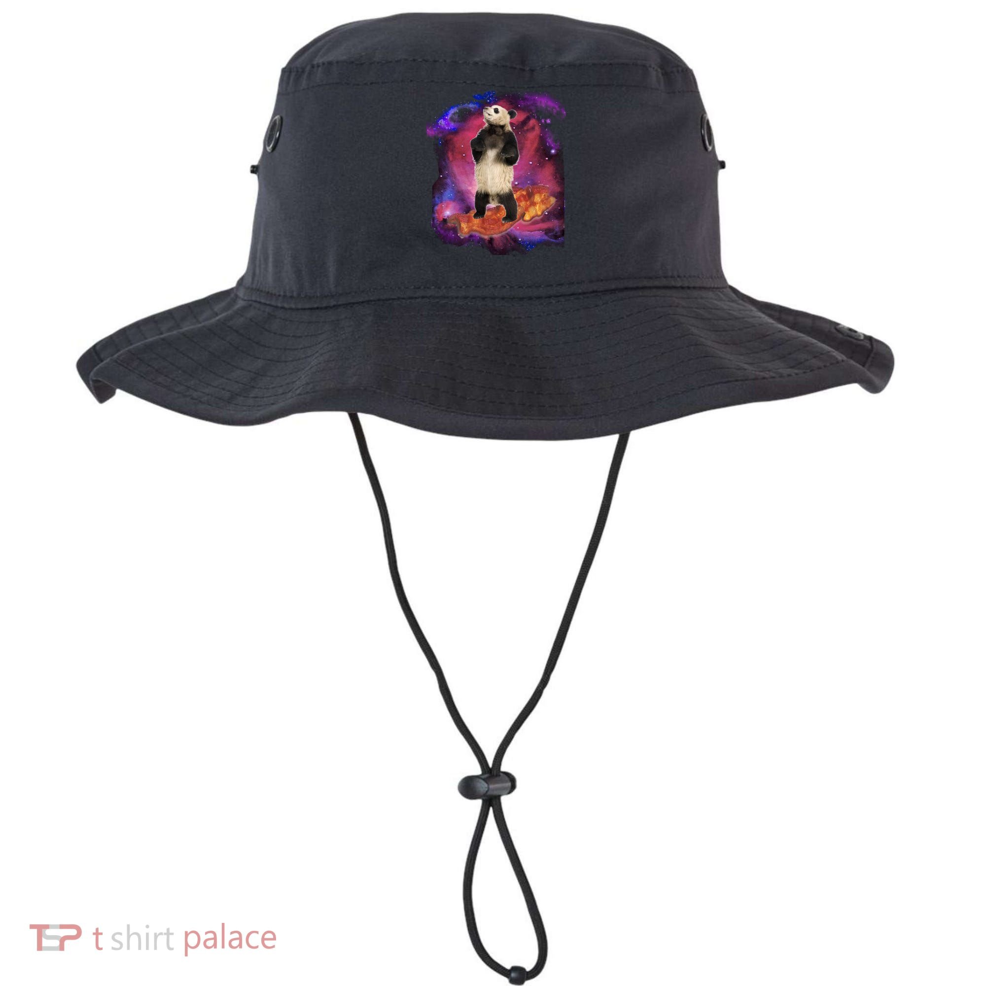 Panda Surfing Bacon In Space Bucket Hat