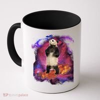 Panda Surfing Bacon In Space Coffee Mug thumb 0