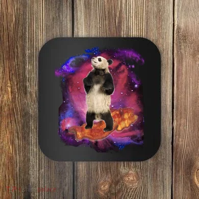 Panda Surfing Bacon In Space Coaster