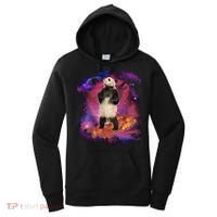 Panda Surfing Bacon In Space Women's Hoodie thumb 0