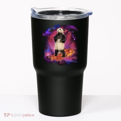 Panda Surfing Bacon In Space Tumbler