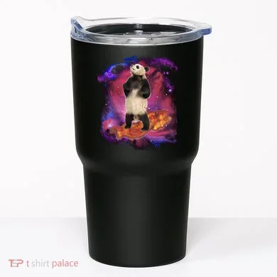 Panda Surfing Bacon In Space Tumbler