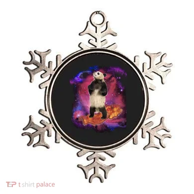 Panda Surfing Bacon In Space Ornament