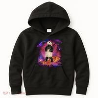 Panda Surfing Bacon In Space Kids Hoodie thumb 0