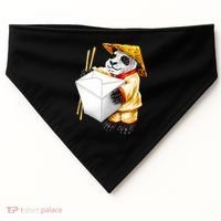 Panda Takeout USA-Made Doggie Bandana thumb 0