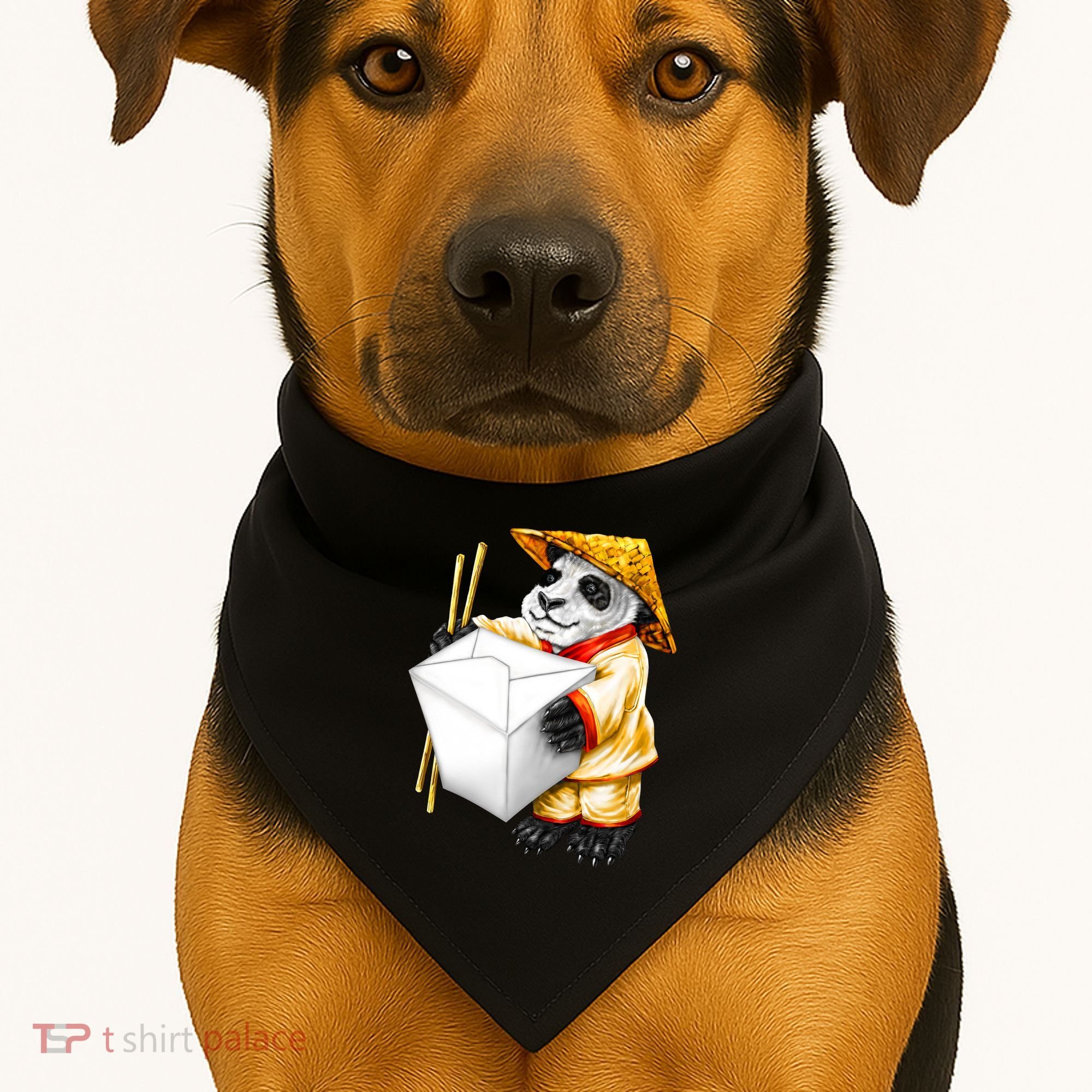 Panda Takeout USA-Made Doggie Bandana