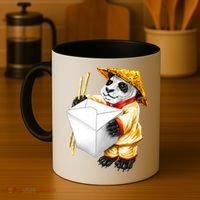 Panda Takeout Coffee Mug thumb 4