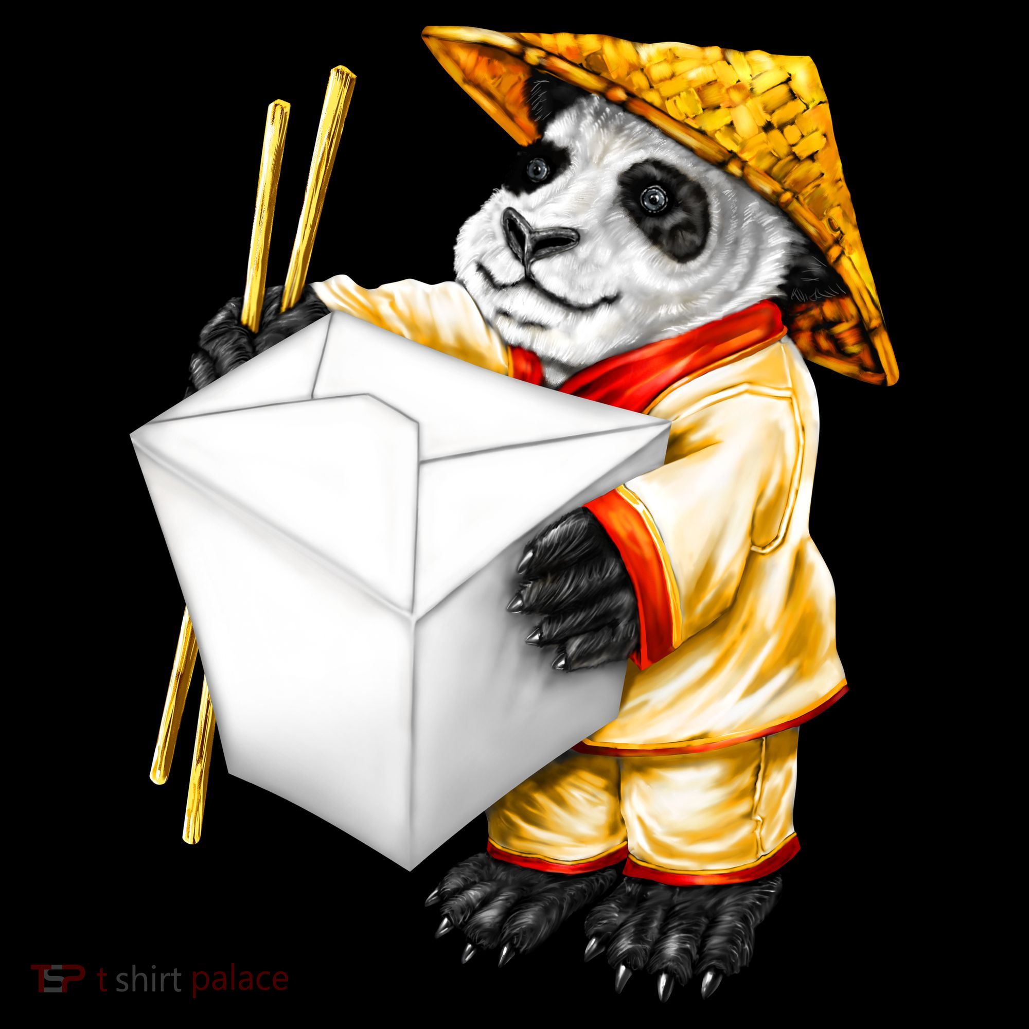 Panda Takeout Women's Hoodie