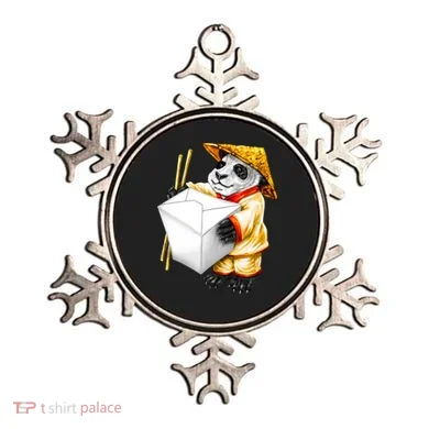 Panda Takeout Ornament