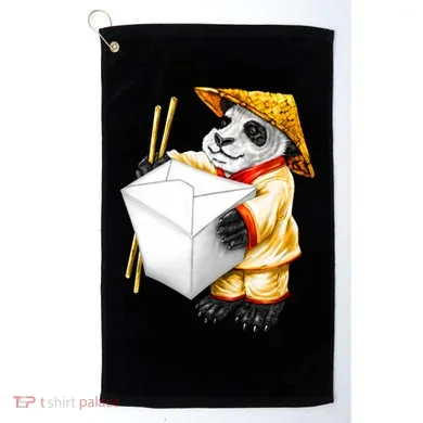 Panda Takeout Golf Towel