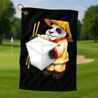Panda Takeout Golf Towel thumb 1