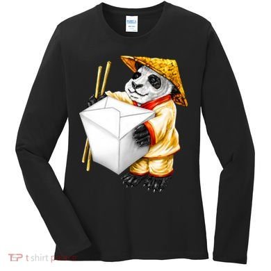 Panda Takeout Women's Long Sleeve Shirt