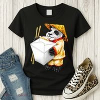 Panda Takeout Women's T-Shirt thumb 3