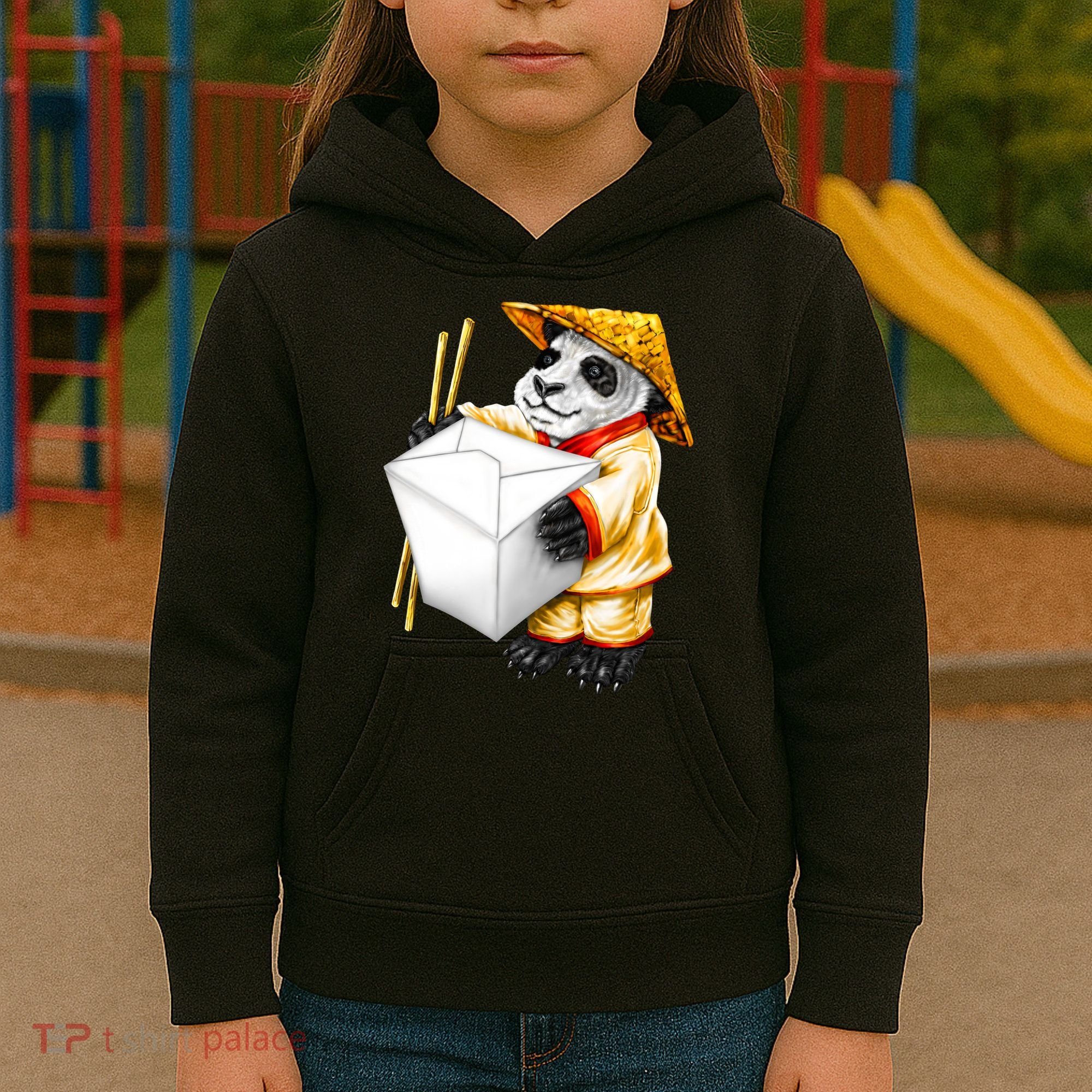 Panda Takeout Kids Hoodie