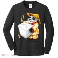 Panda Takeout Kids Long Sleeve Shirt thumb 0