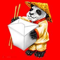 Panda Takeout Santa Hat thumb 1