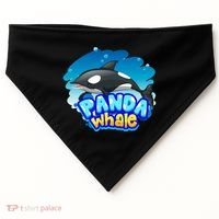 Panda Whale USA-Made Doggie Bandana thumb 0