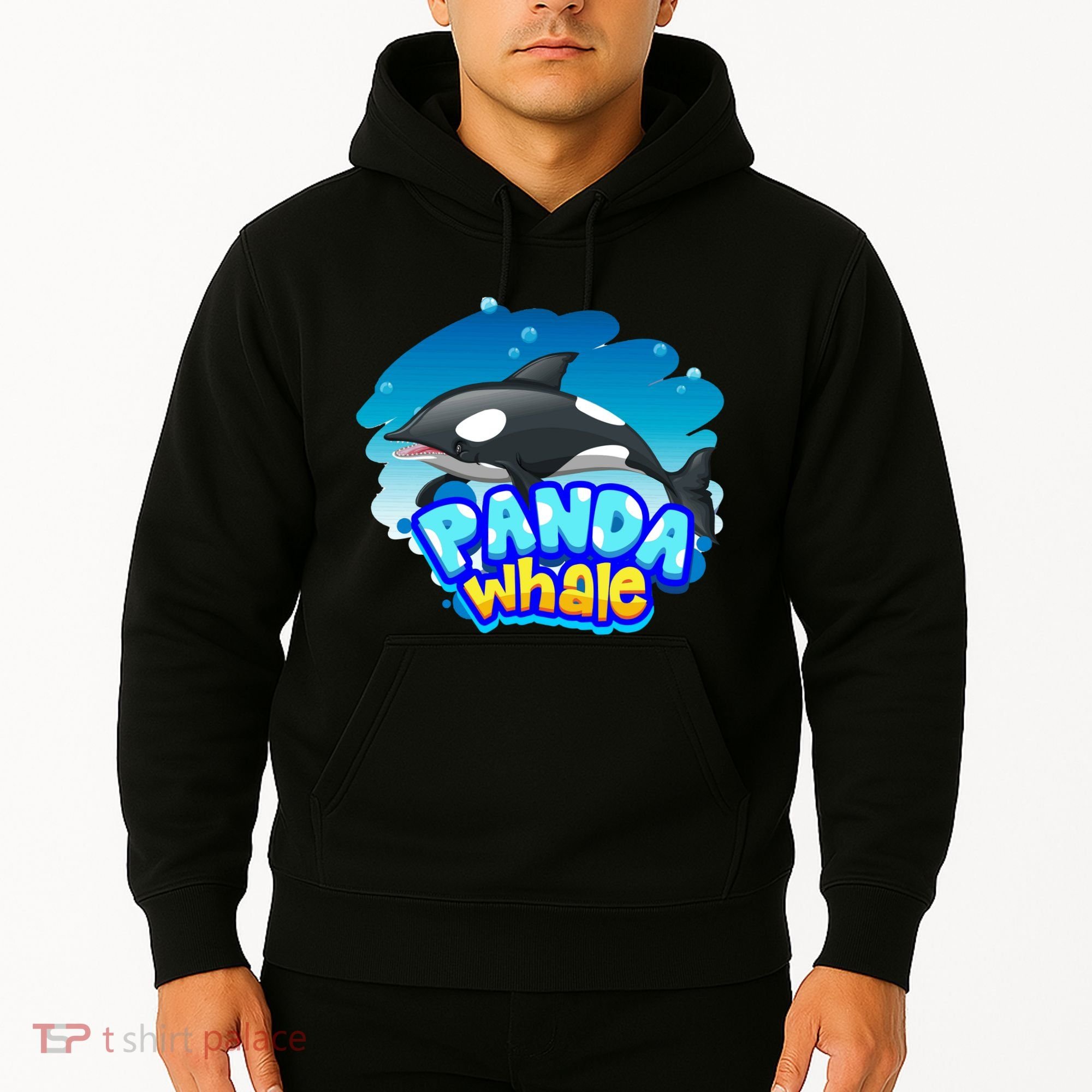 Panda Whale Hoodie