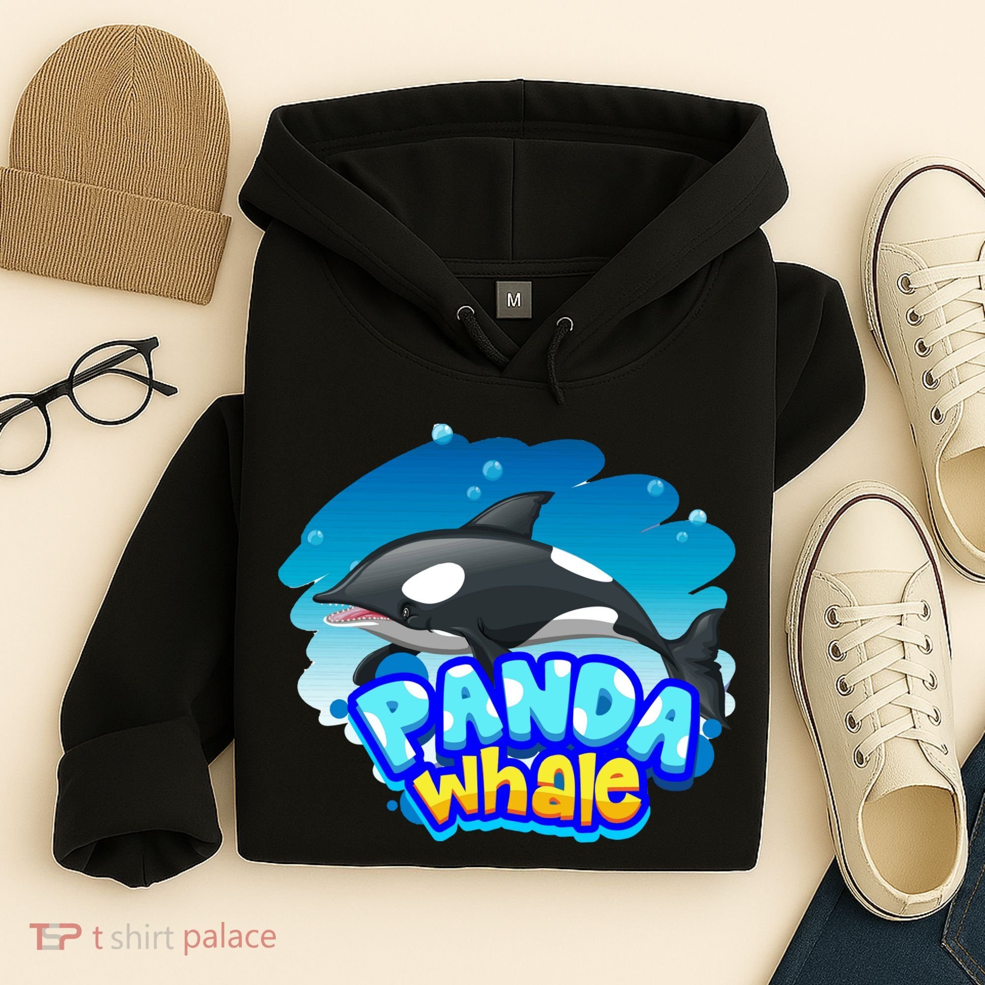 Panda Whale Hoodie