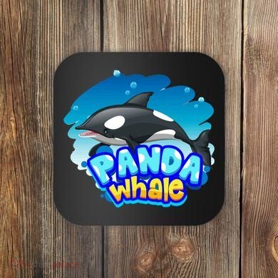 Panda Whale Coaster