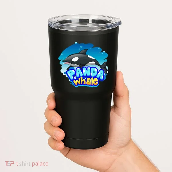 Panda Whale Tumbler