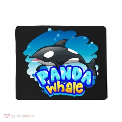 Panda Whale Mousepad