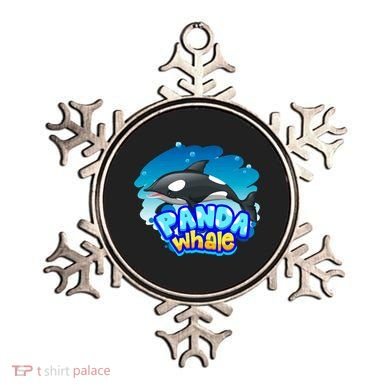 Panda Whale Ornament